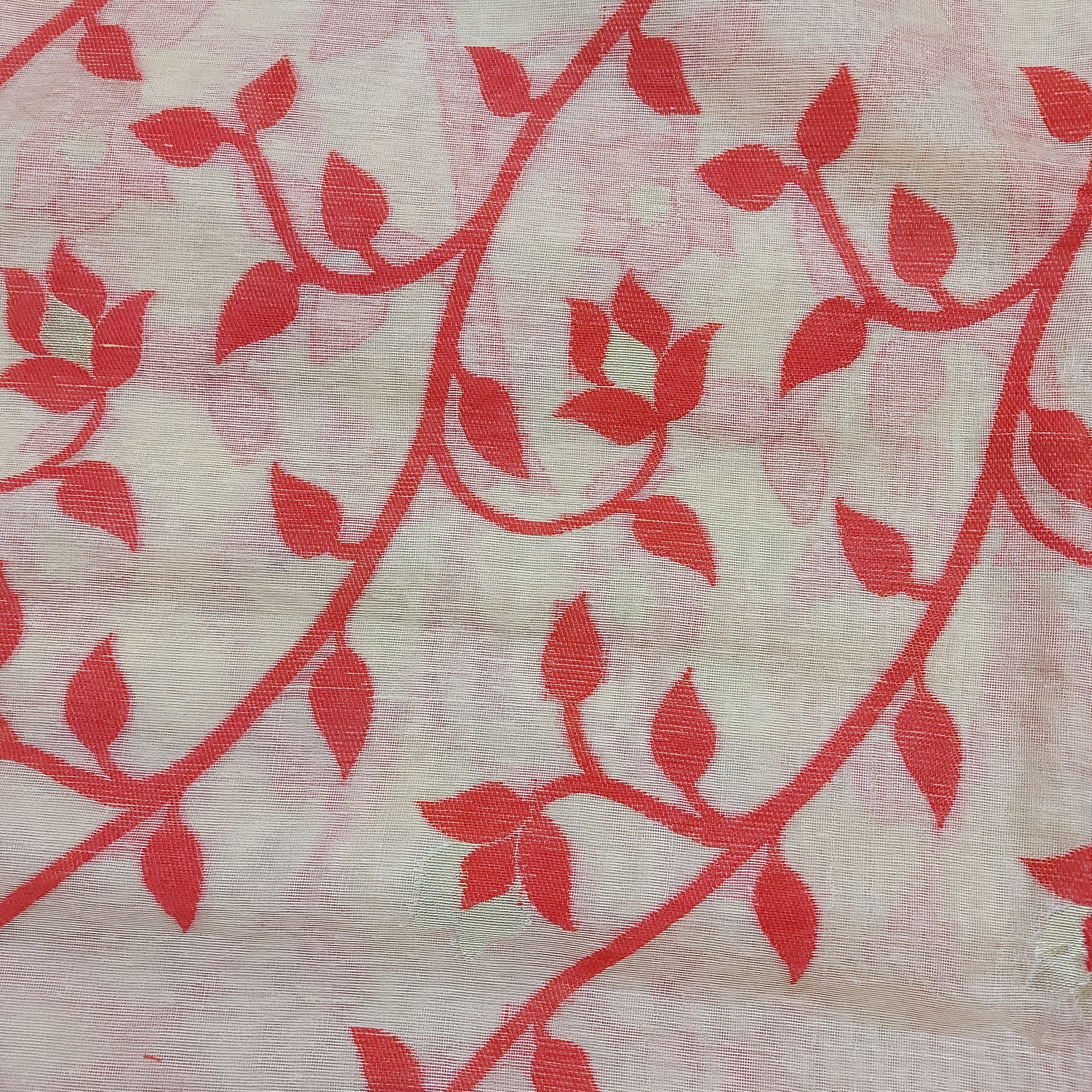 Cotton Dhakai Jamdani-JaalBeige