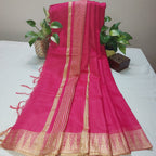 Raga – Dark Pink Handwoven Katan Cotton