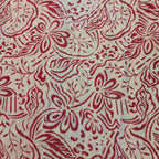 Chanderi Silk-Maheshwari printMaroon