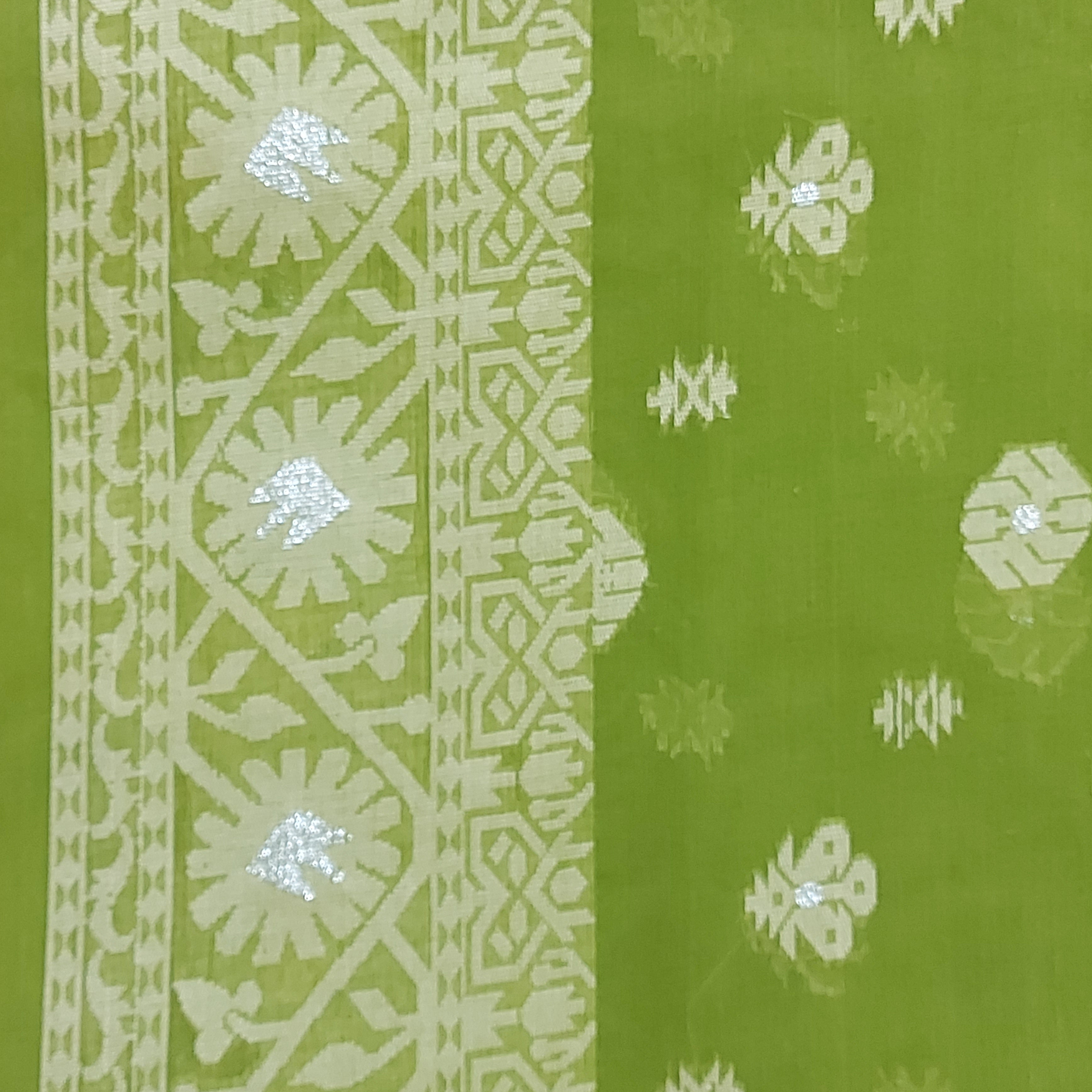 Banarasi Cotton-WeaveGreen