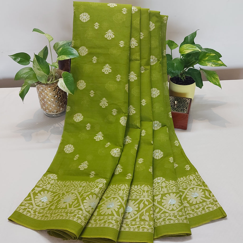 Banarasi Cotton-WeaveGreen