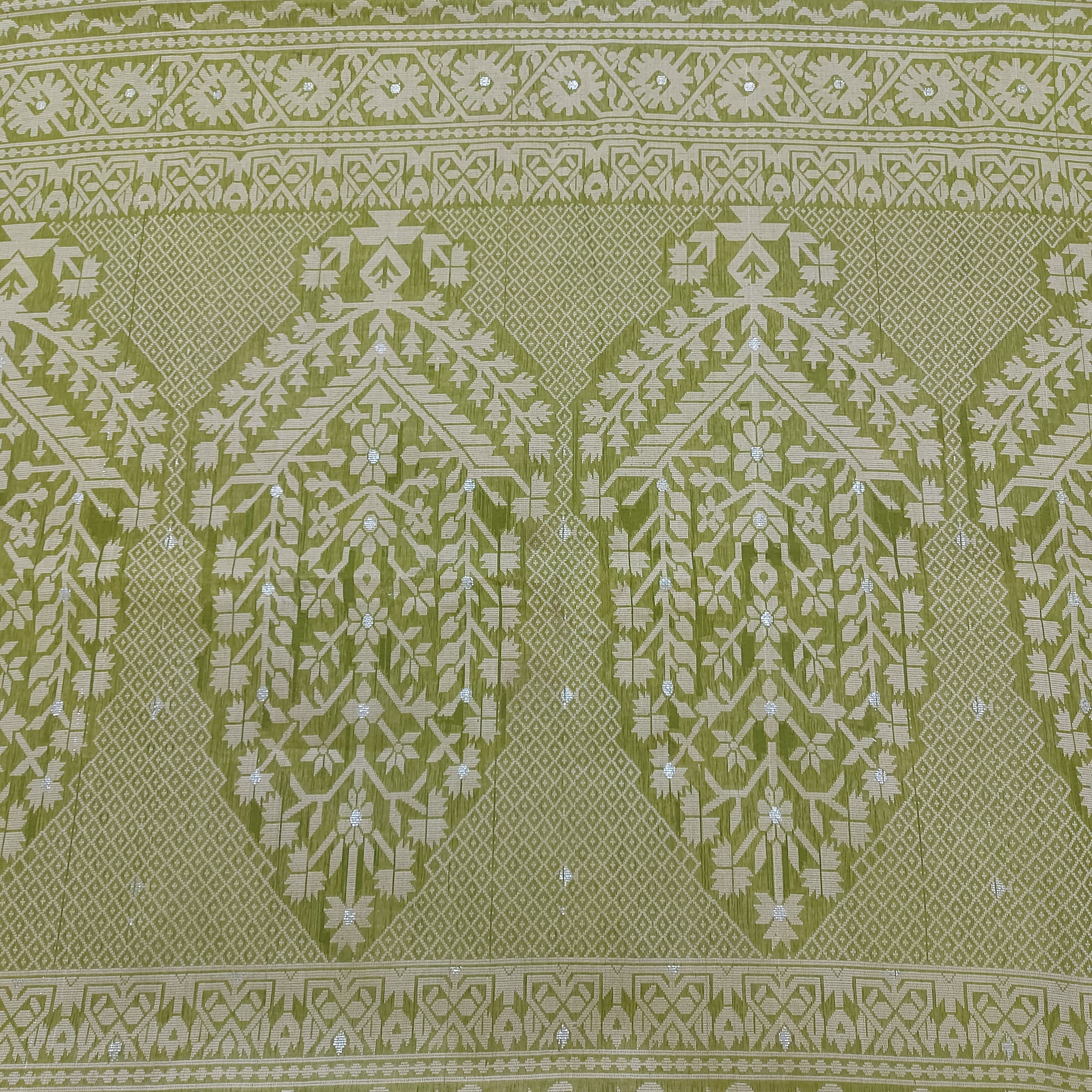 Banarasi Cotton-WeaveGreen