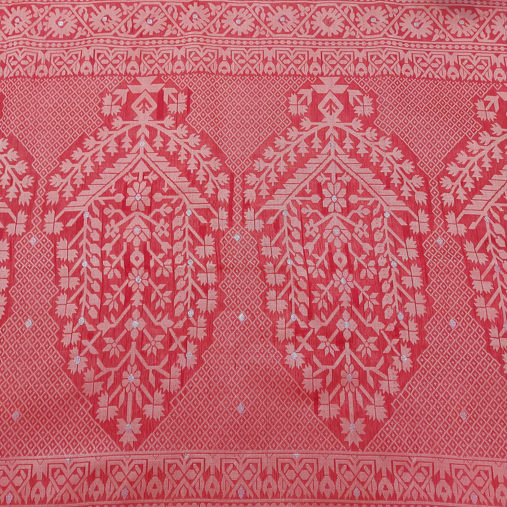 Banarasi Cotton-WeaveRed