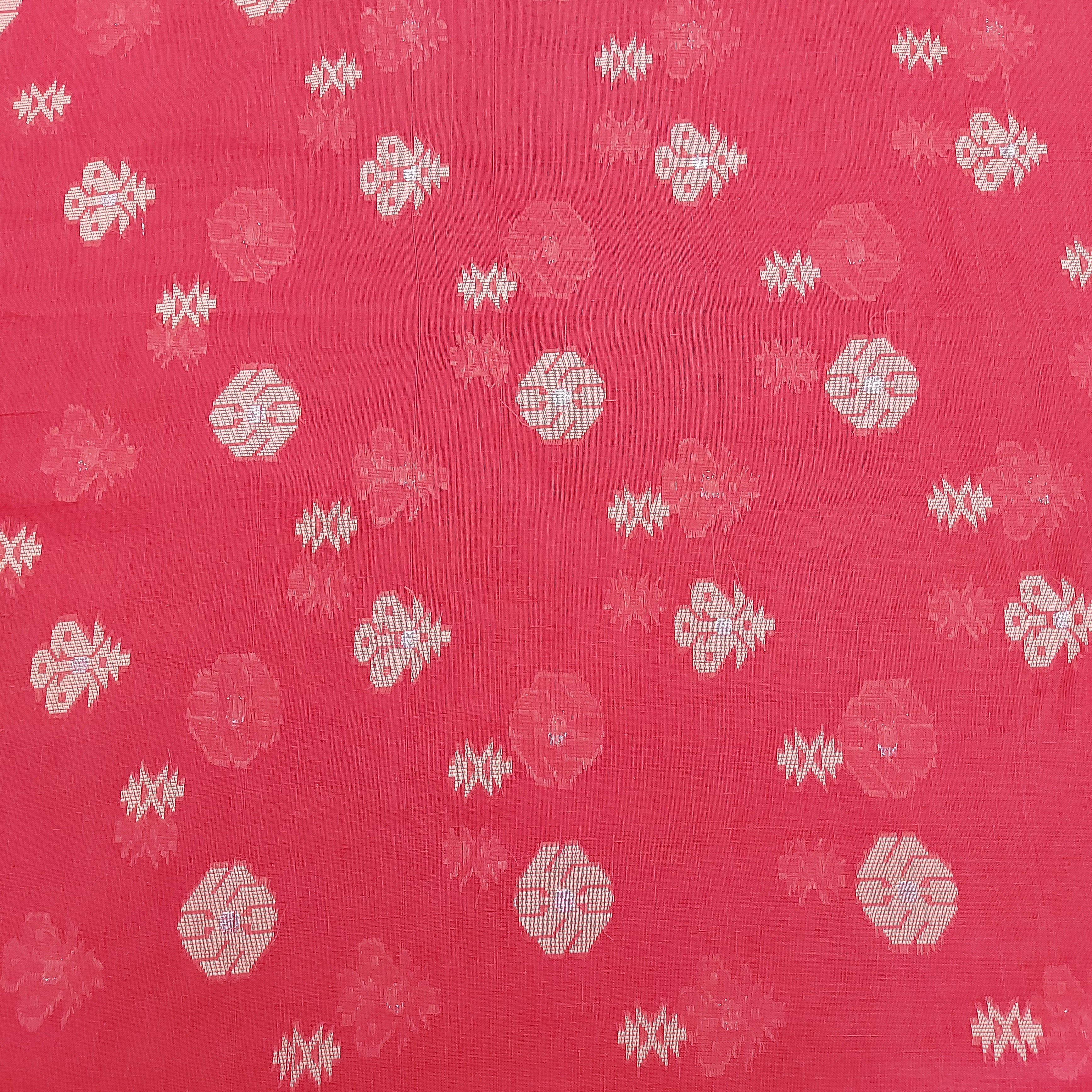 Banarasi Cotton-WeaveRed