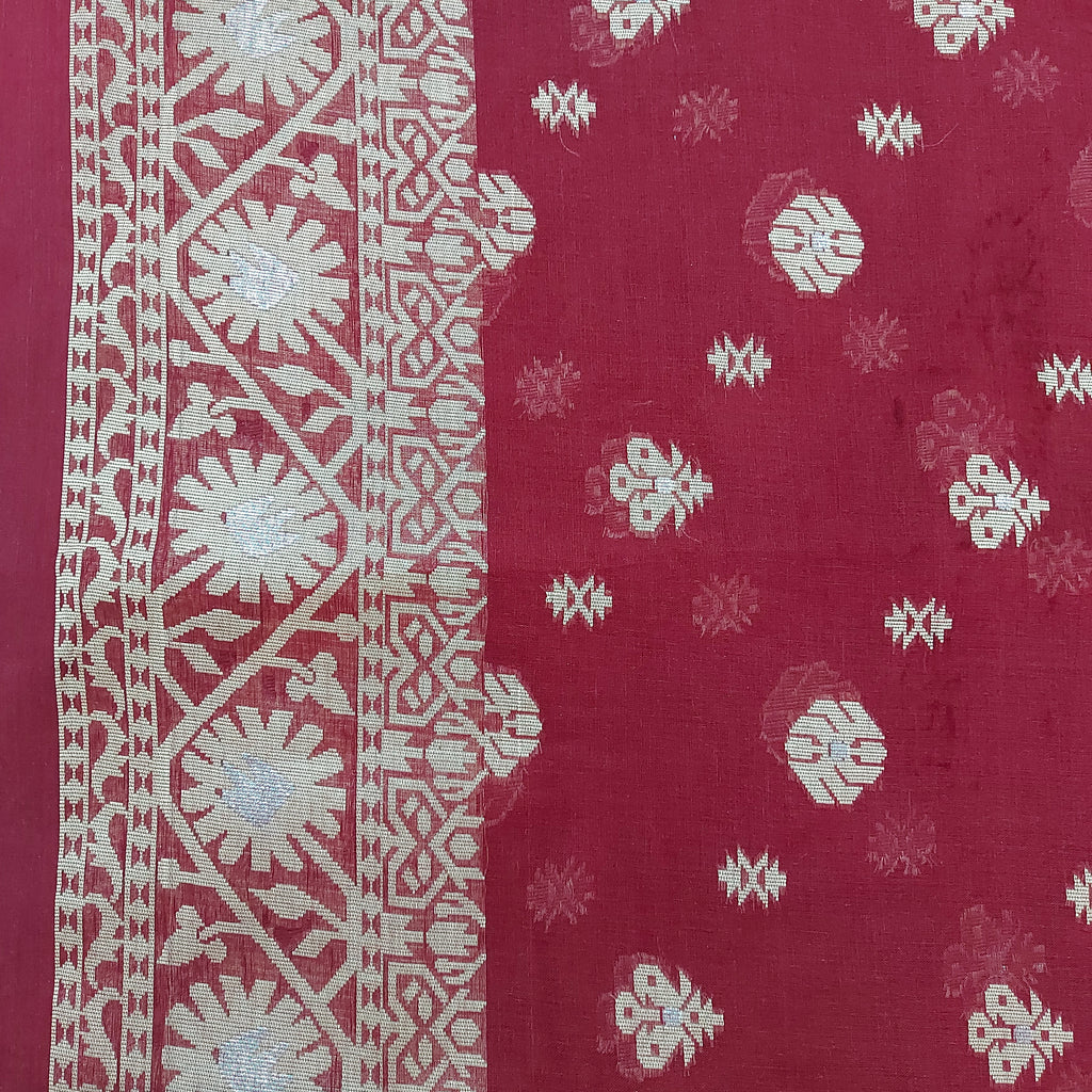 Banarasi Cotton-WeaveMaroon