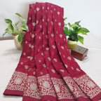 Banarasi Cotton-WeaveMaroon