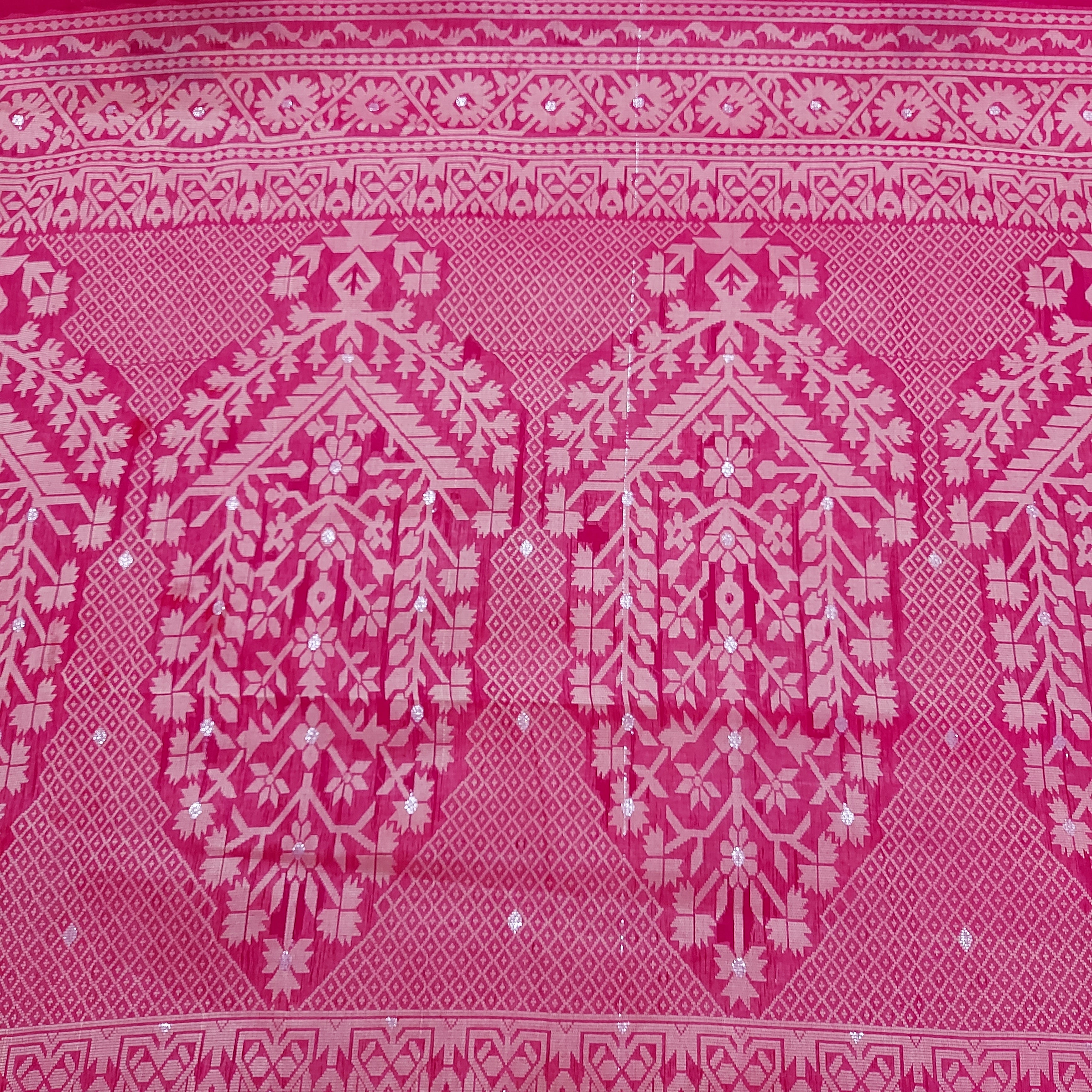 Banarasi Cotton-WeavePink