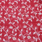 Cotton Dhakai Jamdani-JaalRed