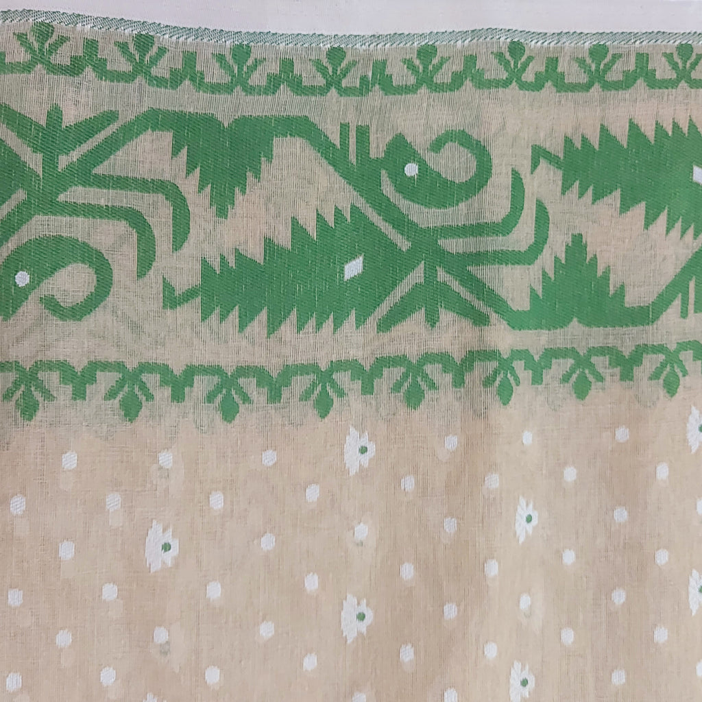 Fawn Meadow - Handwoven Saree