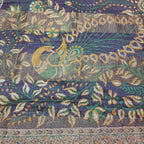 Chanderi Silk-Maheshwari printBrown