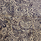 Chanderi Silk-Maheshwari printBrown