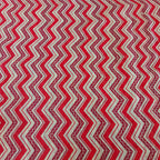 Chanderi Silk-Maheshwari printRed