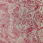 Chanderi Silk-Maheshwari printRed