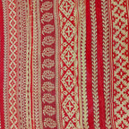 Chanderi Silk-Maheshwari printRed