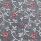 Cotton Jamdani Handloom JaalGreyRed