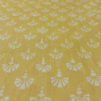 Chanderi Silk-Bagru print Yellow