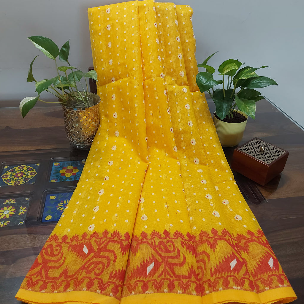 Sunset Ikat - Handloom Saree