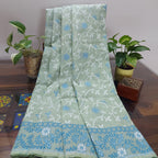 Cotton Jamdani Handloom JaalGreen