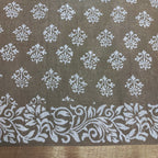 Chanderi Silk-Bagru print Green