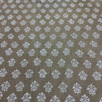 Chanderi Silk-Bagru print Green