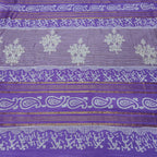 Chanderi Silk-Bagru print Puple