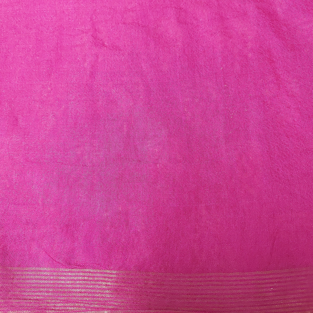 Chanderi Silk-Bagru print Pink