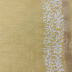 Chanderi Silk-Bagru print Yellow
