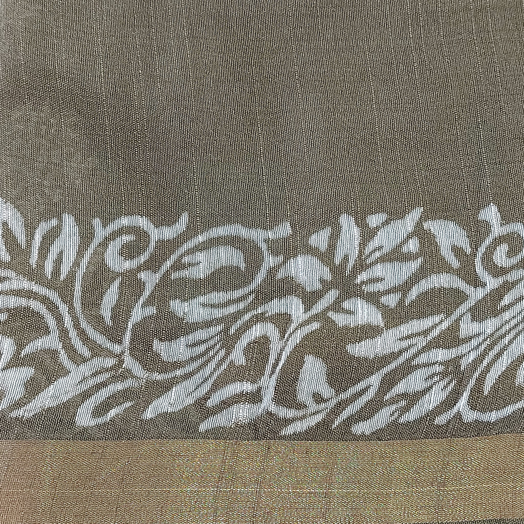 Chanderi Silk-Bagru print Green