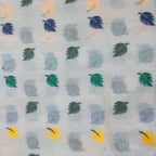 Forest Bliss - Handwoven Leaf Motif Saree