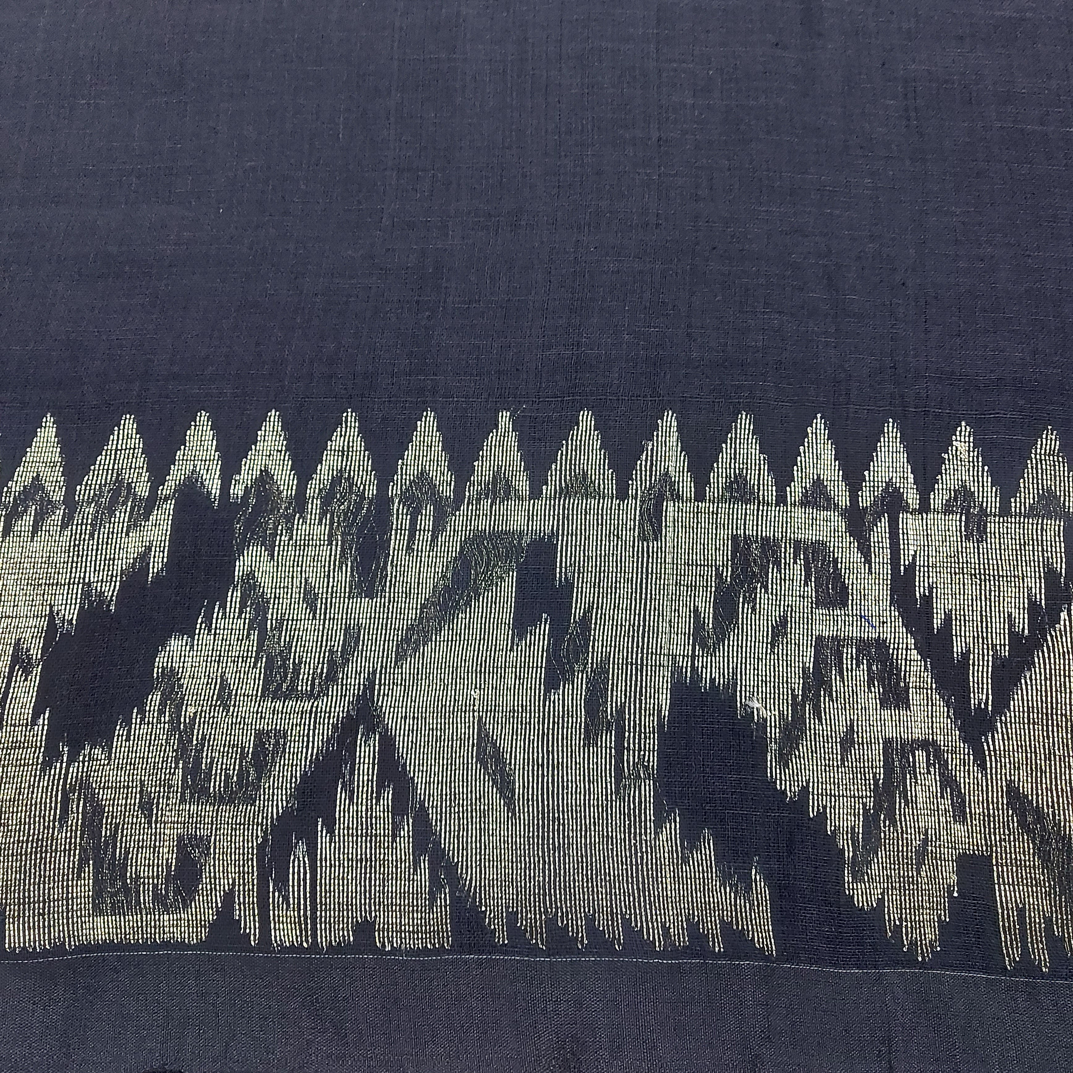 Linen -BlackwithGoldBorderWB