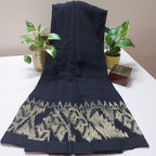 SonaRupa - Black Handloom Saree
