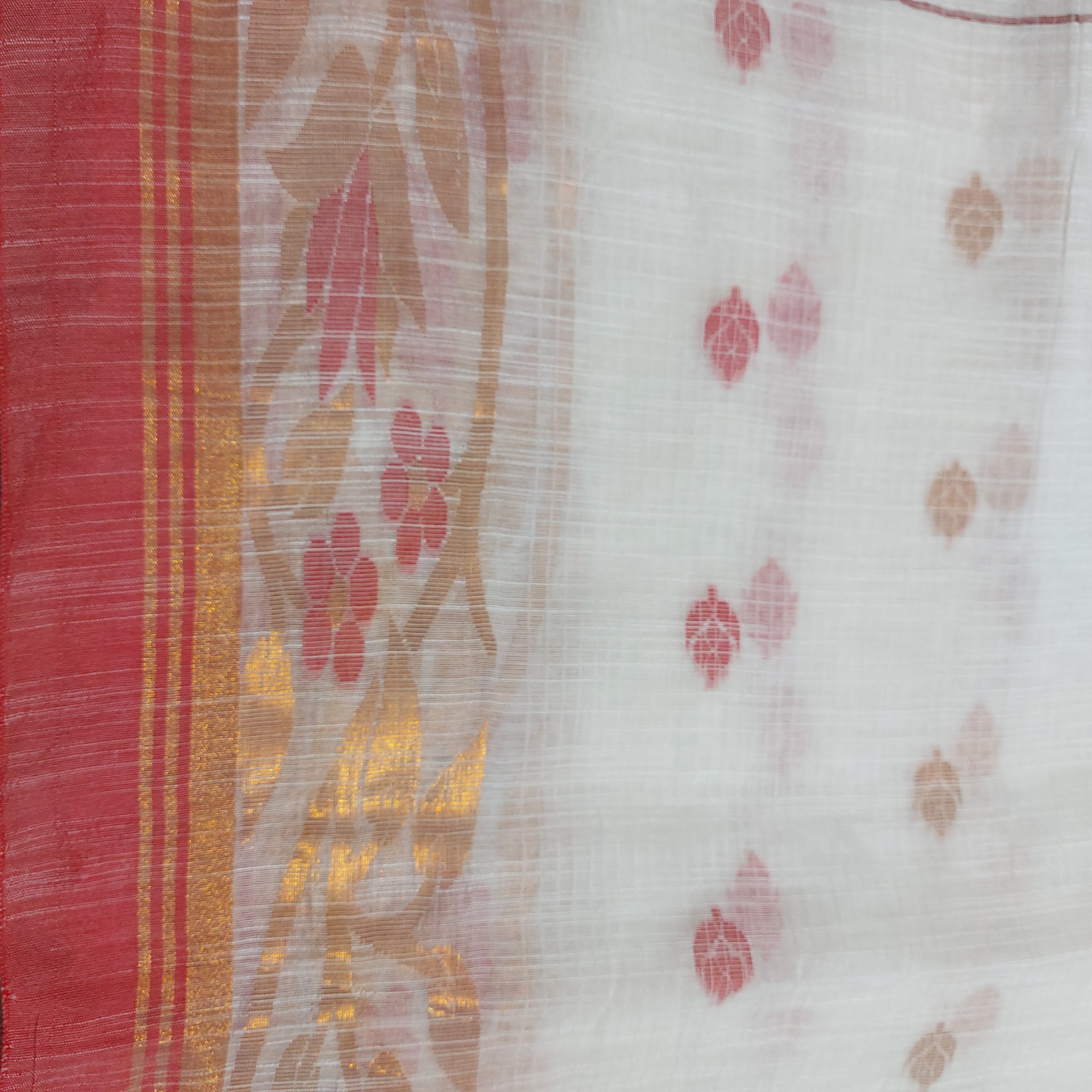 Pari - Off-White Handloom Jamdani