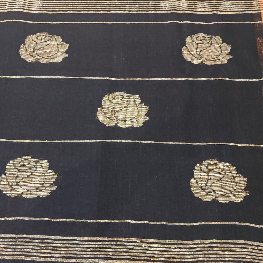 Sandhya - Black Linen-Cotton Blend