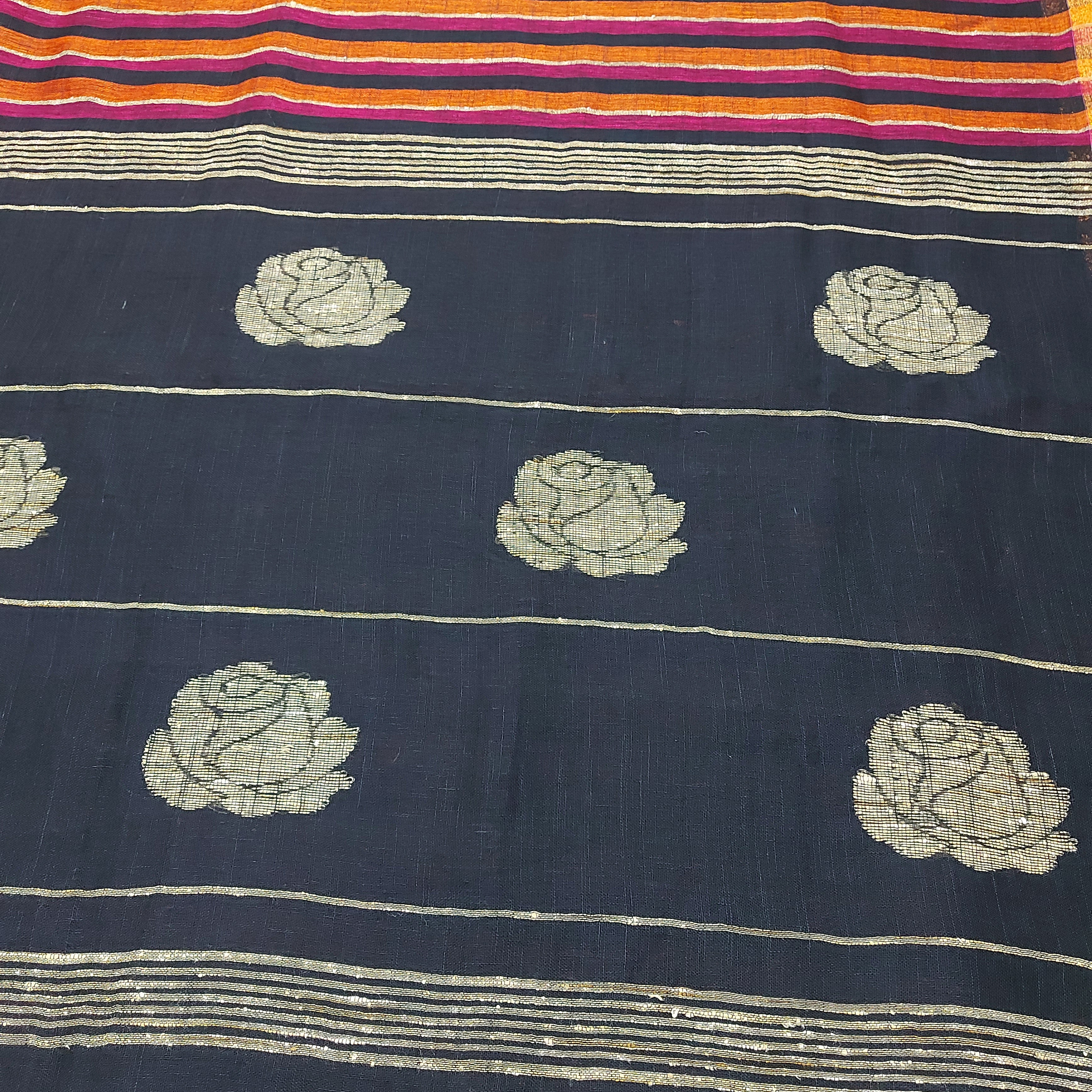 Linen -Black-MulticolorLinesWB