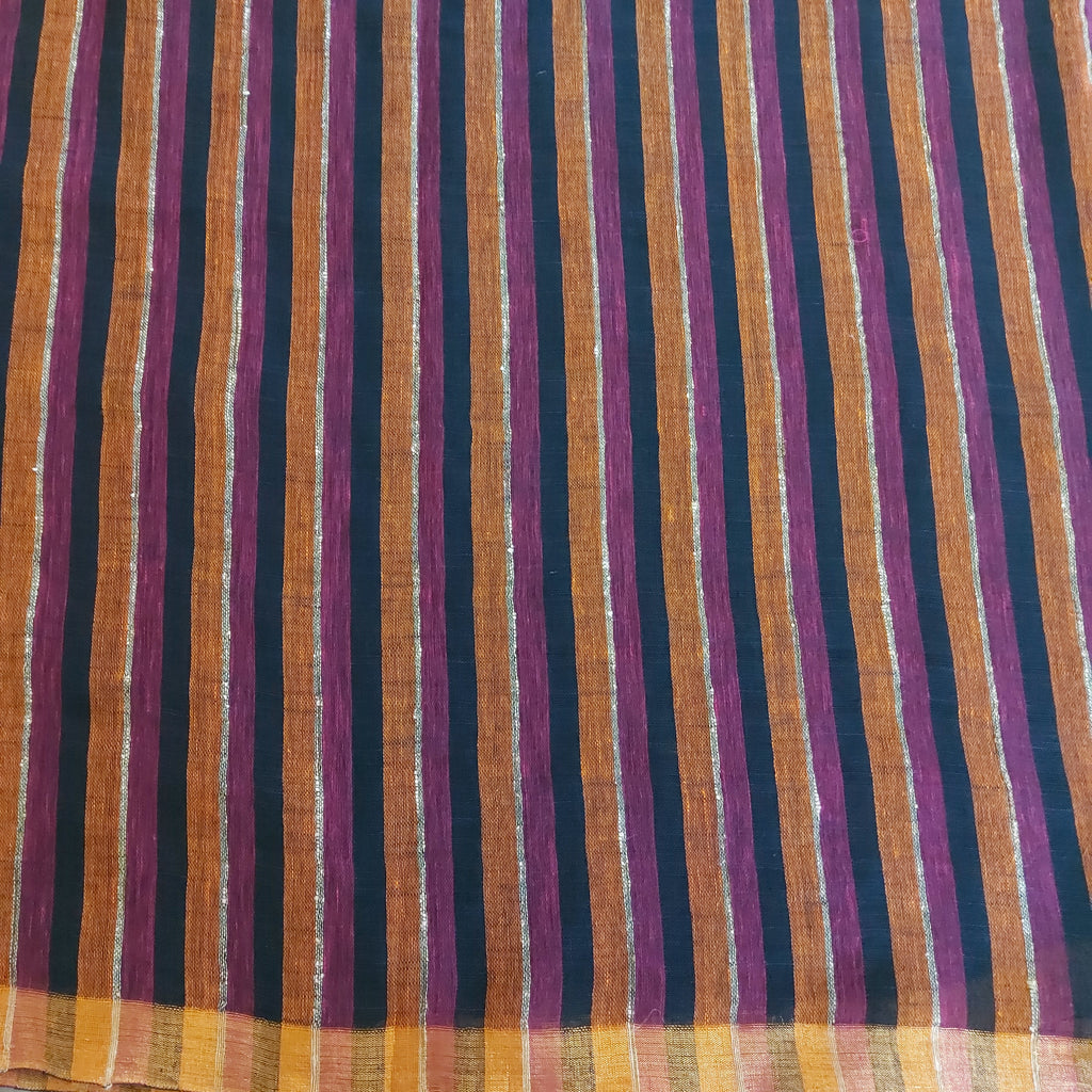 Sandhya - Black Linen-Cotton Blend