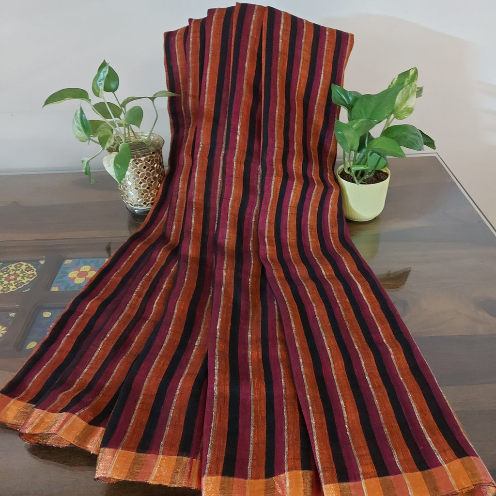 Sandhya - Black Linen-Cotton Blend