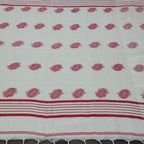 Purnima - White And Red Handloom Saree