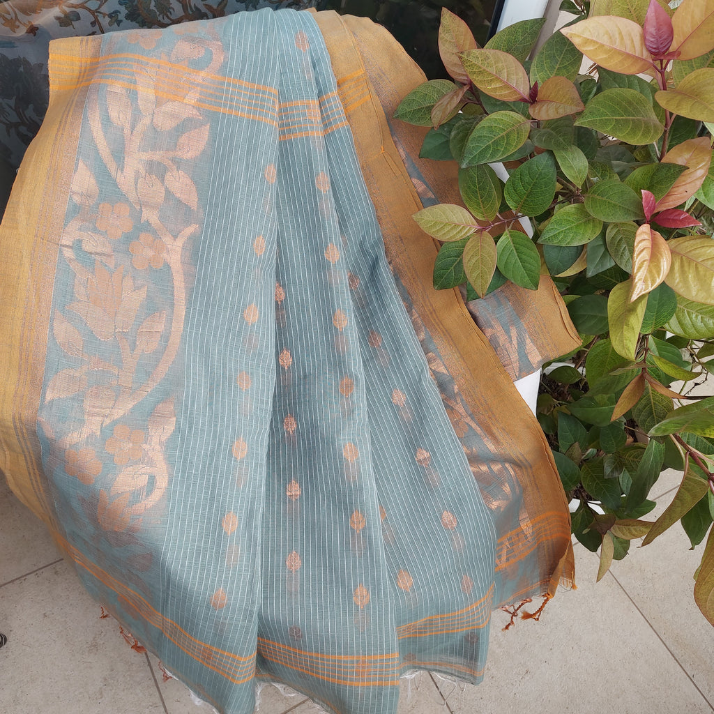 Cotton Silk -EnglishGrey