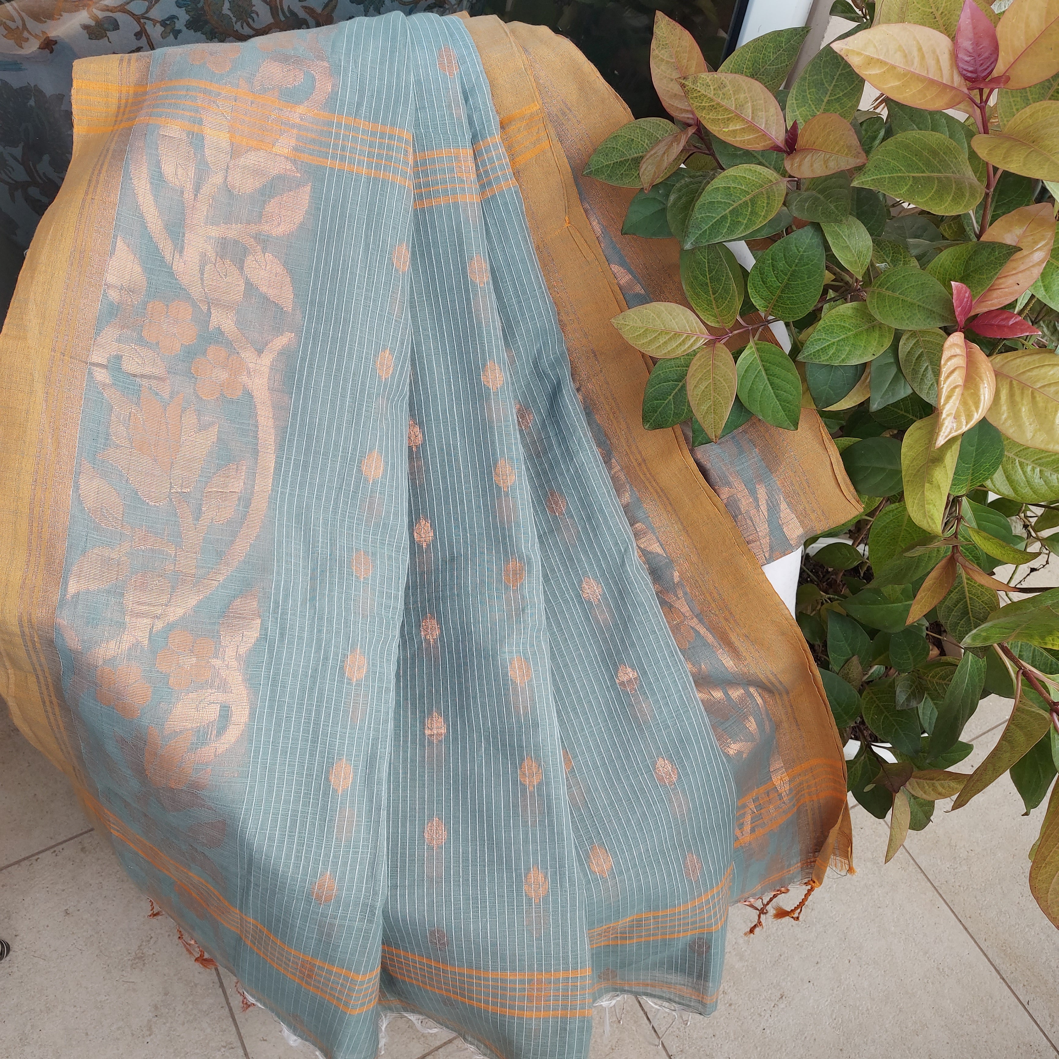 Cotton Silk -EnglishGrey