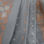 Sada Bahaar - Gray Handloom Jamdani