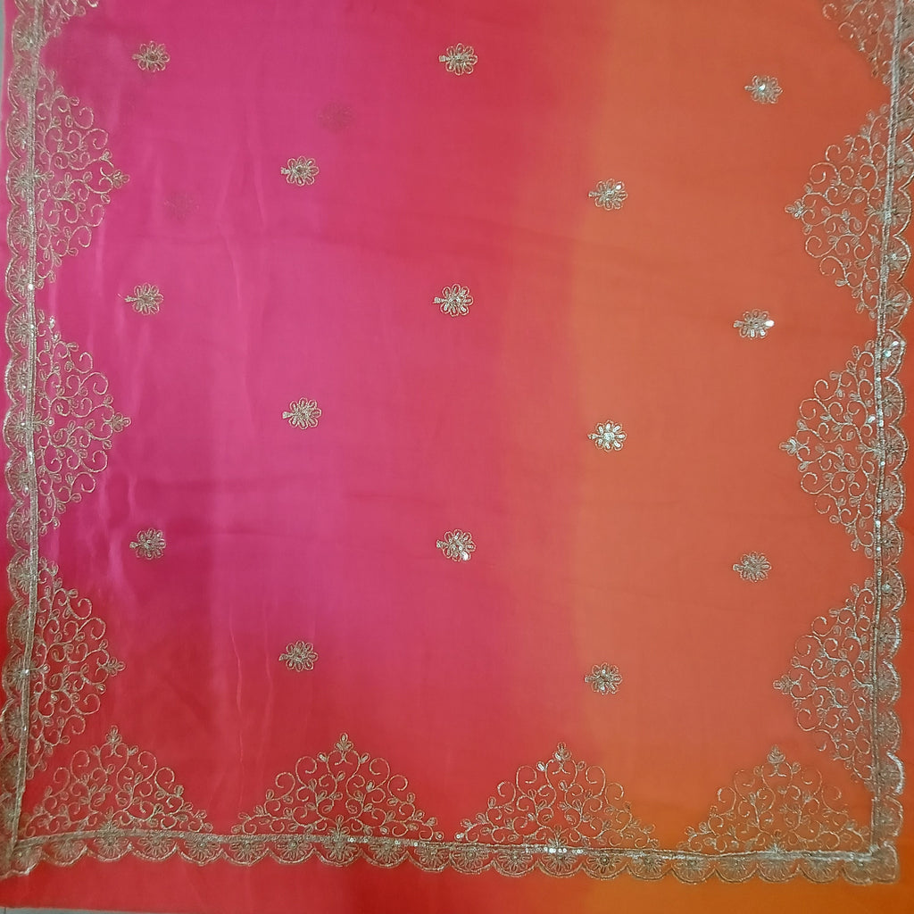 Surya - Sunset Ombre Pure Chiffon