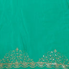 Neelam - Sea Green Pure Chiffon