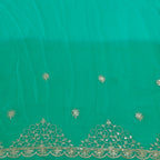 Neelam - Sea Green Pure Chiffon