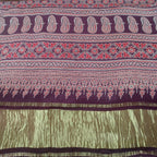 Mallika - Mauve Modal Silk with Tissue pallu