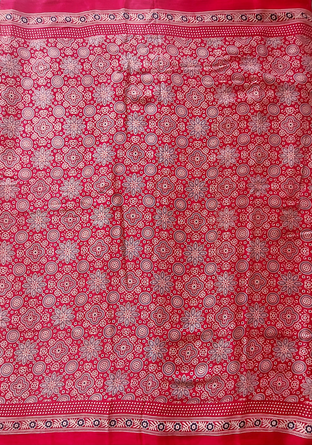 Ragasri - Crimson Modal Silk+Tissue pallu