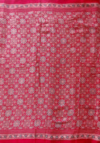 Ragasri - Crimson Modal Silk+Tissue pallu