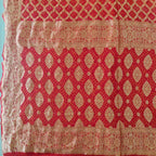 Raktima - Ruby Red Khaddi Georgette
