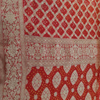 Raktima - Ruby Red Khaddi Georgette