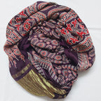 Mallika - Mauve Modal Silk with Tissue pallu