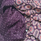 Mallika - Mauve Modal Silk with Tissue pallu